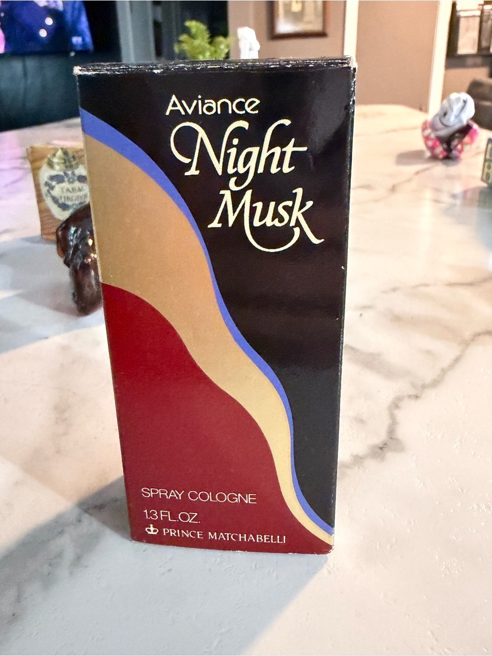 Avon Night Musk Spray Cologne in Black, Red, Gold